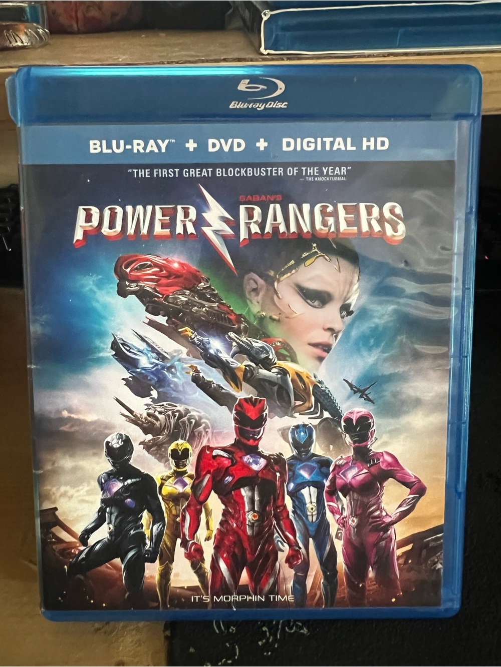Saba Power Rangers Blu-ray + DVD + Digital HD - Blue Case